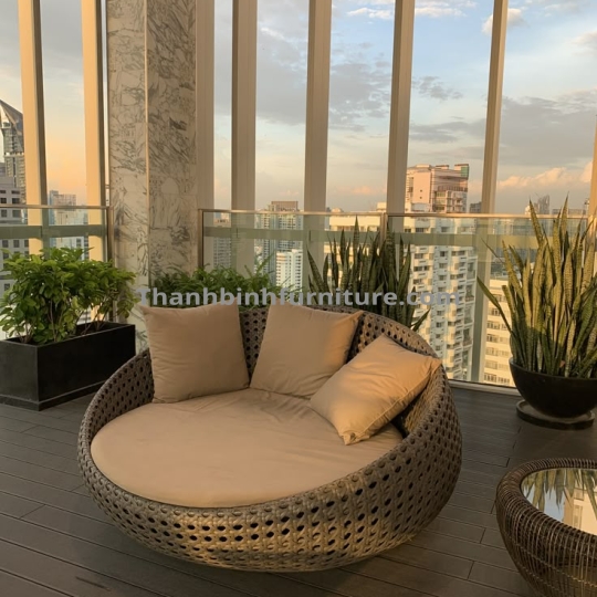 Nội thất nhựa giả mây TB1