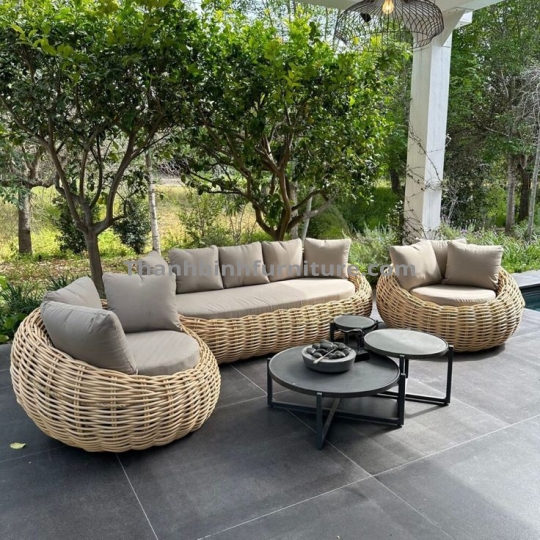 Nội thất nhựa giả mây TB4